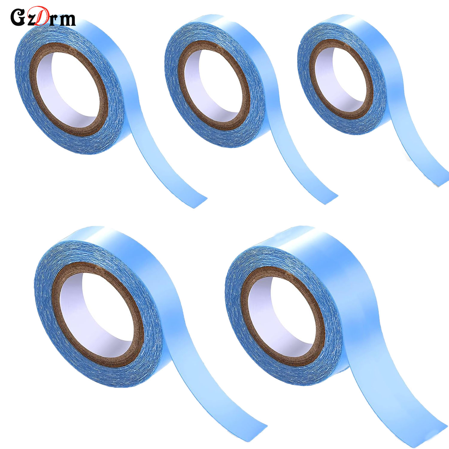 Hair Extension Tape In - 3 Yards Hair Blue Tape Double-Sided