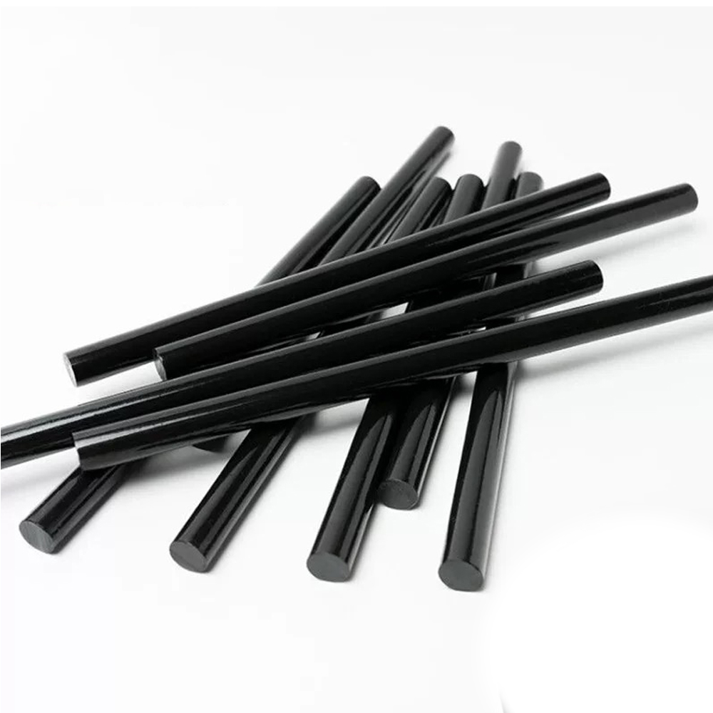 Glue Gun Hair - Black/ clear glue stick 7*15 cm