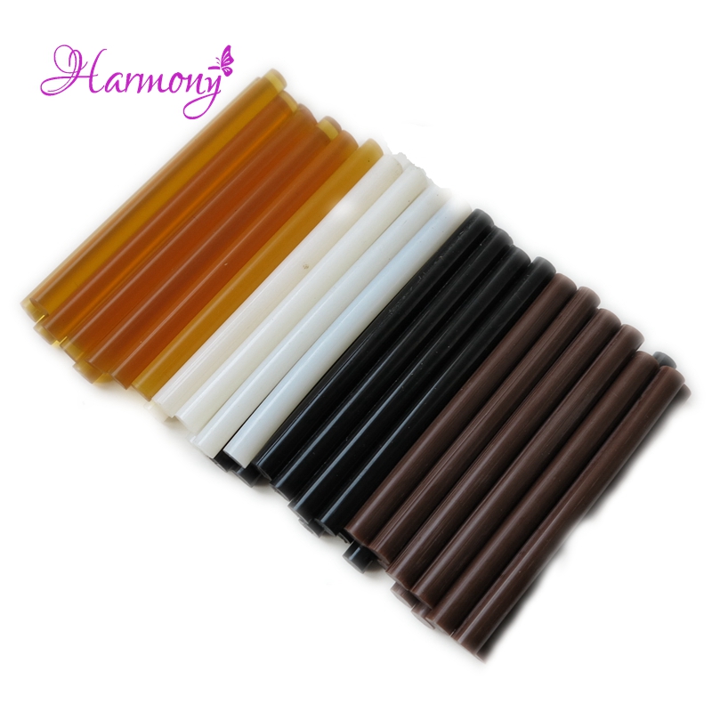 Glue Gun Hair - 12pcs/Box Four colors Small Keratin Glue