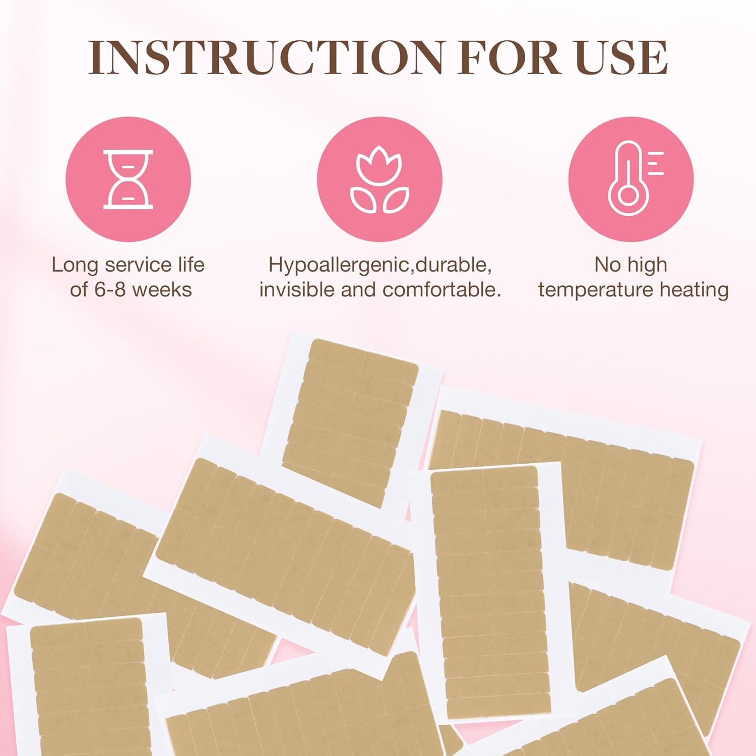 72Tabs(6sheets）Hair Extension  - Hair Extension Tape In recension och pris