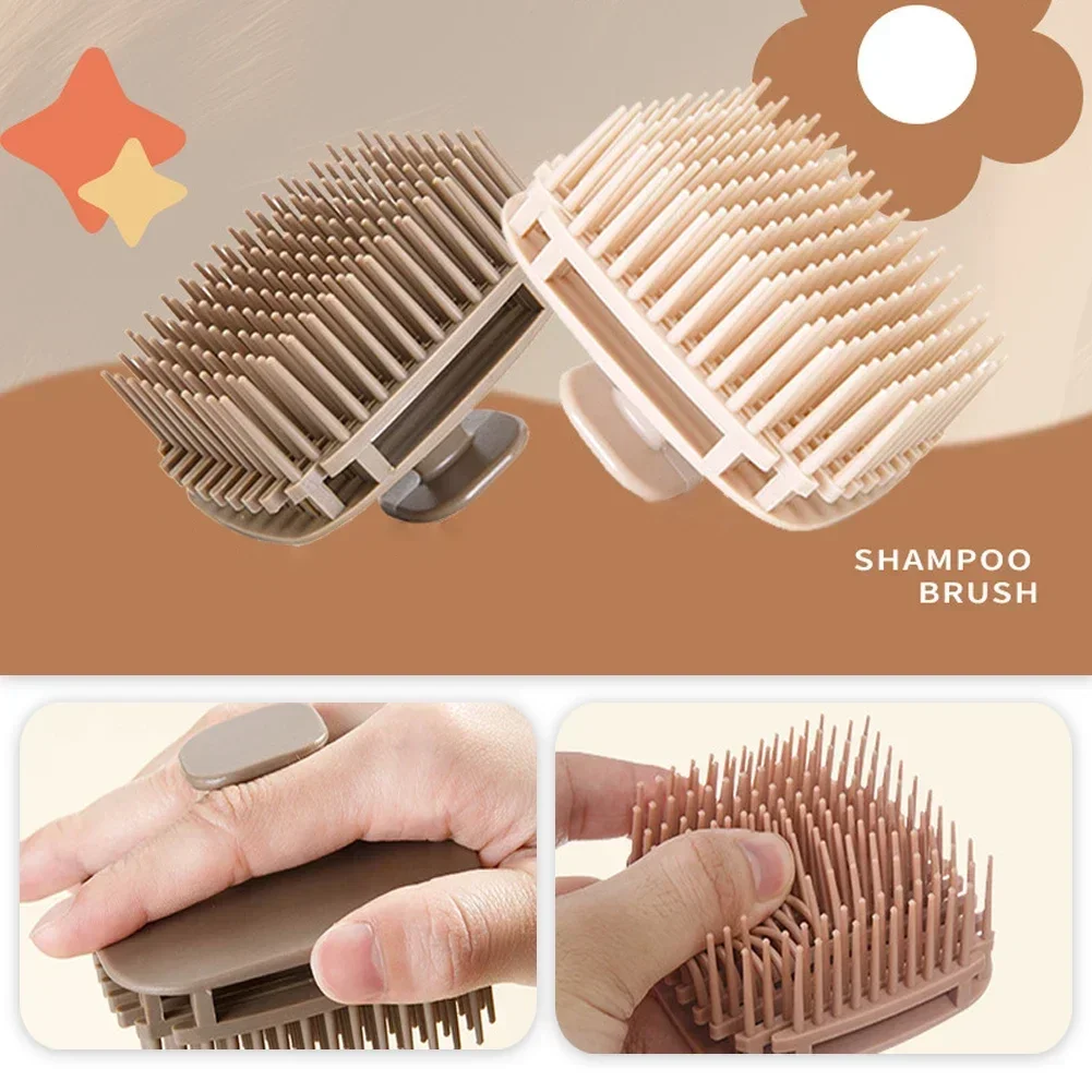 1pcs Square Shampoo Brush Head - Scalp Scrub Exfoliant recension och pris