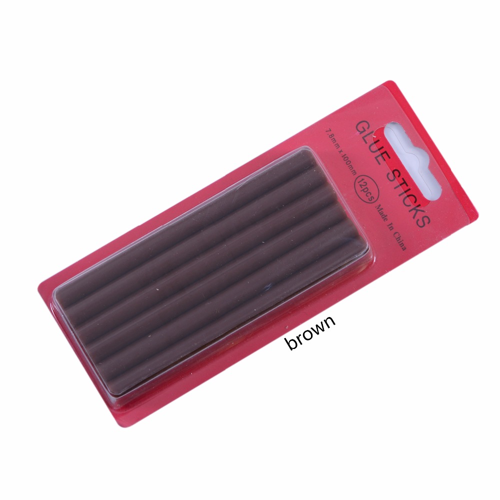 12pcs/lot  0.7*10 cm Hot Melt  - Glue Gun Hair recension och pris