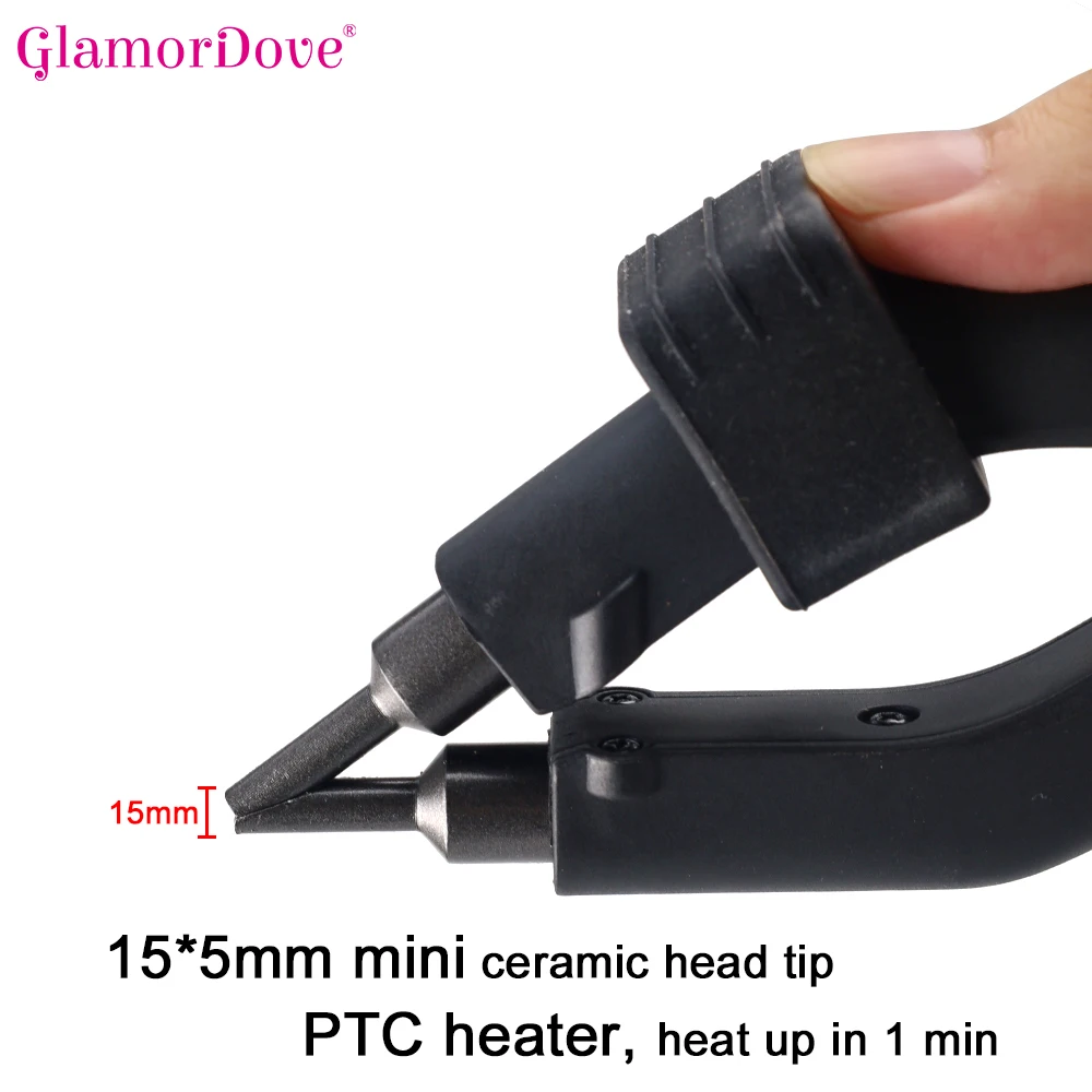 Hair Extension Heating Iron Ha - Glue Gun Hair recension och pris
