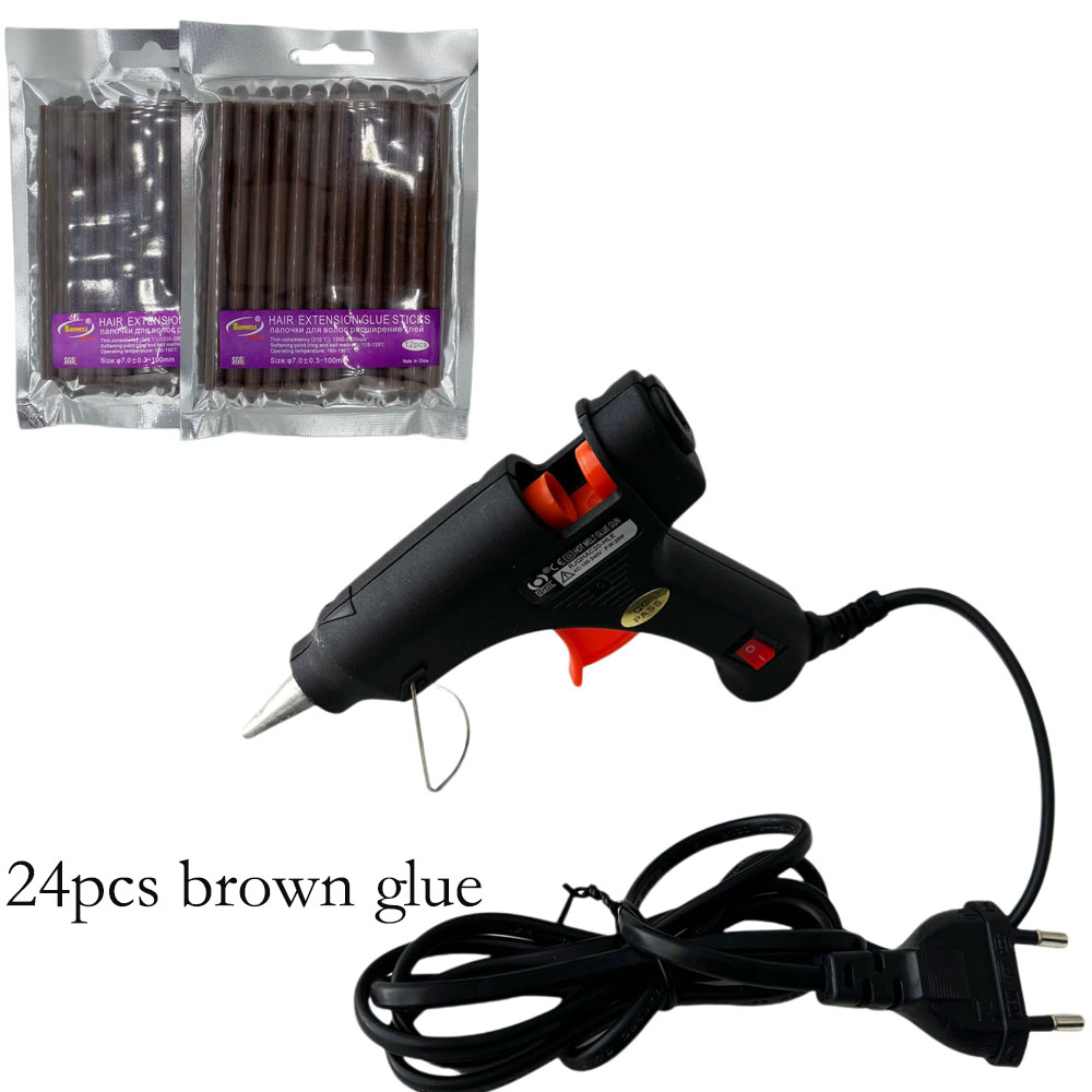 Hot Melt Glue Gun DIY Heat Tem - Glue Gun Hair recension och pris