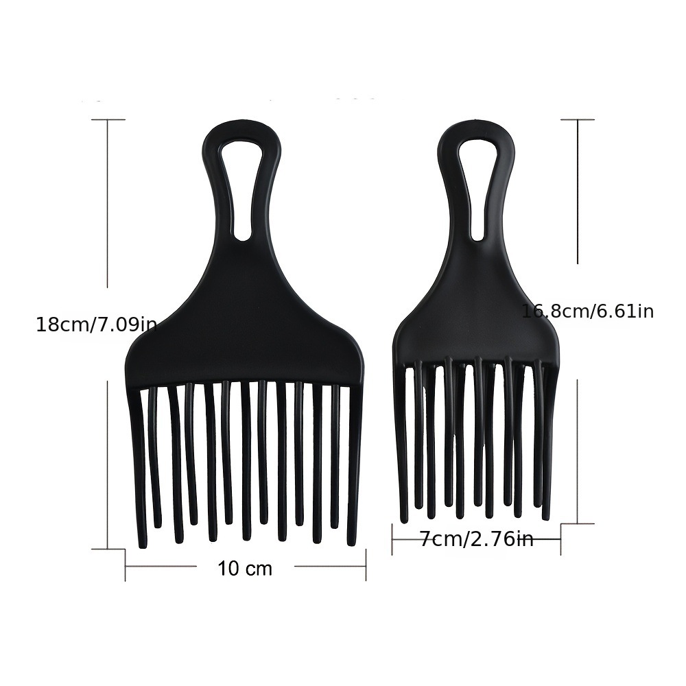 Wide Teeth Brush Pick Comb For - Afro Pick Comb recension och pris