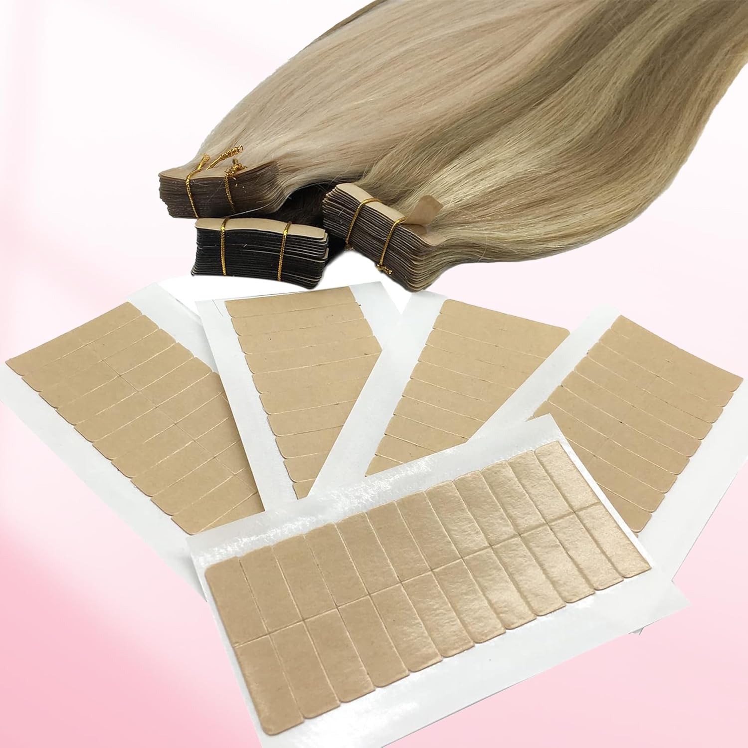 72Tabs(6sheets）Hair Extension  - Hair Extension Tape In recension och pris