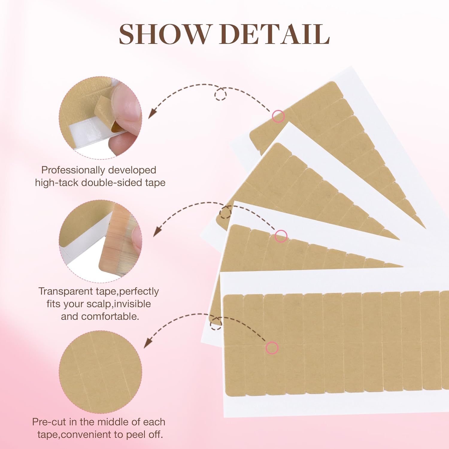 72Tabs(6sheets）Hair Extension  - Hair Extension Tape In recension och pris