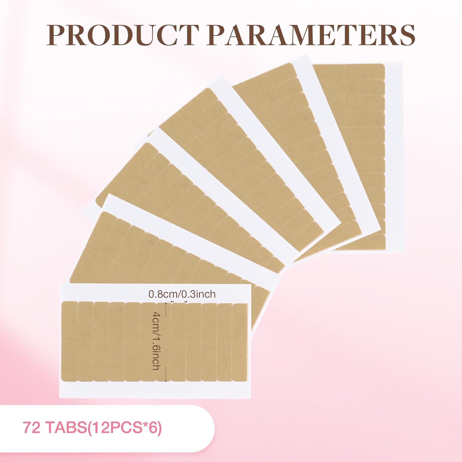 72Tabs(6sheets）Hair Extension  - Hair Extension Tape In recension och pris