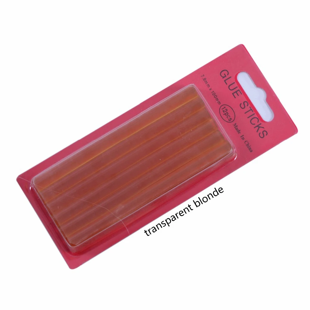 12pcs/box 0.7*10 cm Hot Melt G - Glue Gun Hair recension och pris