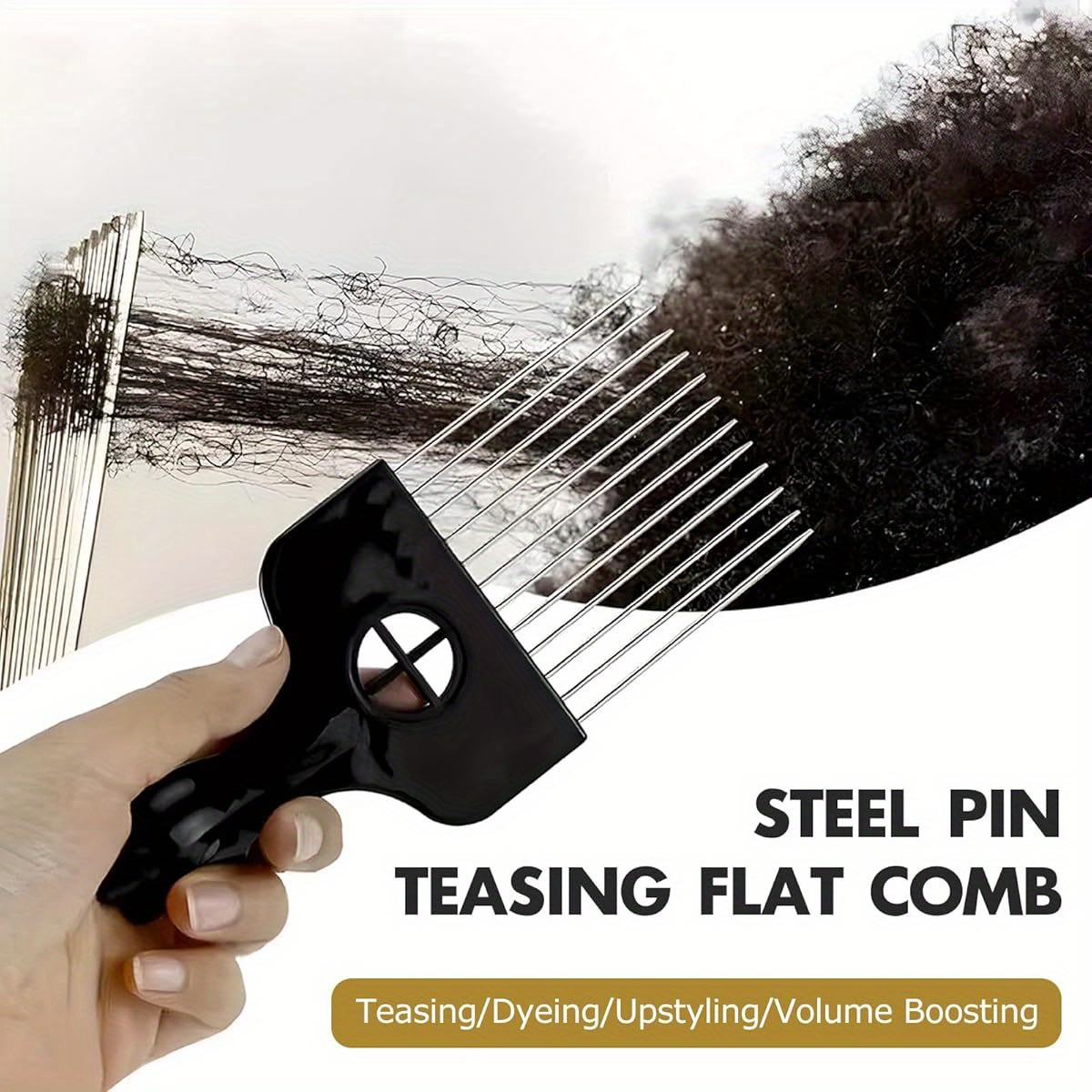 1- Piece Stainless Steel Afro  - Afro Pick Comb recension och pris