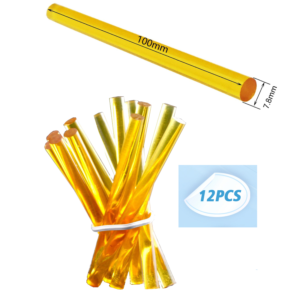 12pcs/lot 0.7*10 cm Hot Melt G - Glue Gun Hair recension och pris