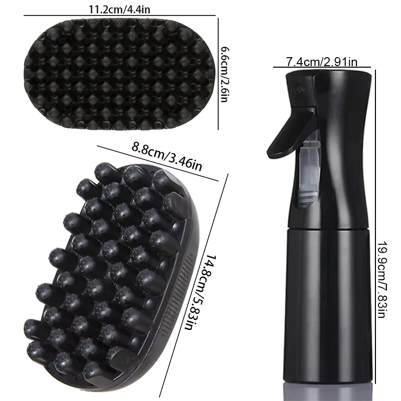 2pcs/set Curly Hair Sponge Twi - Afro Pick Comb recension och pris