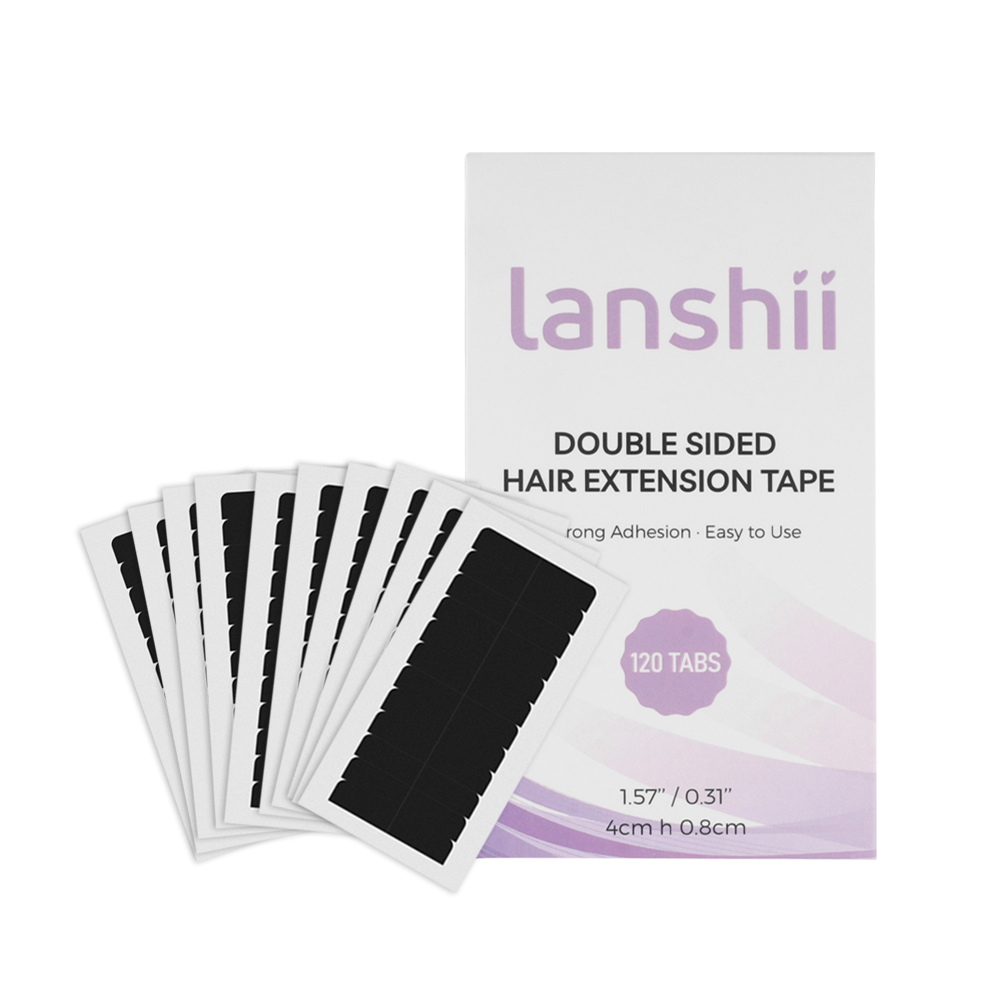 Lanshii 360pcs Double-Sided Re - Hair Extension Tape In recension och pris