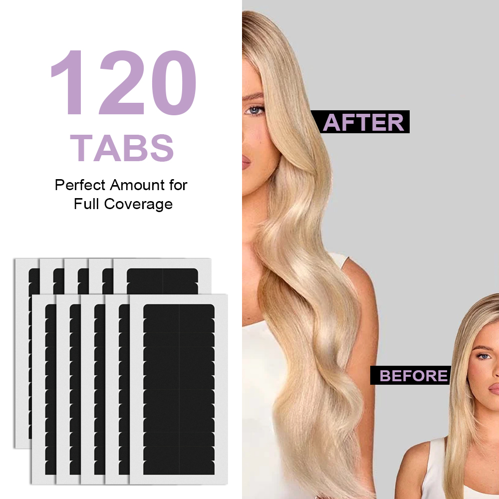 Lanshii 360pcs Double-Sided Re - Hair Extension Tape In recension och pris