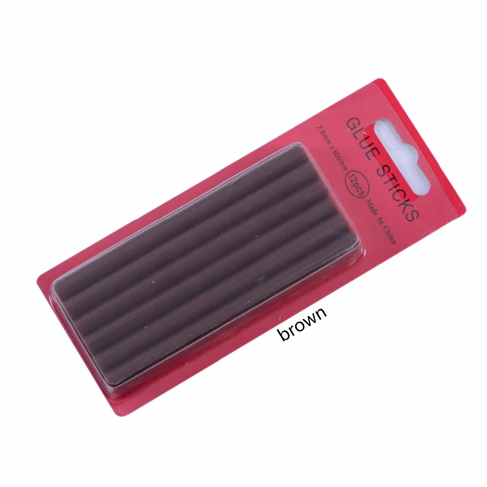 12pcs/lot 7.8*100mm Hair Exten - Glue Gun Hair recension och pris