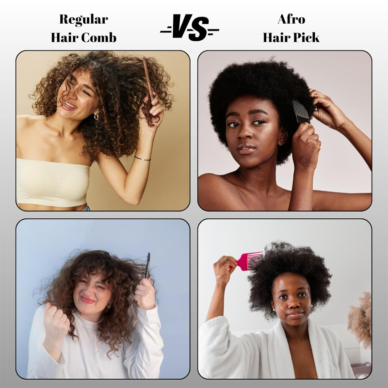 Silicone Magic Twist Hair Brus - Afro Pick Comb recension och pris